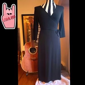 Little Black Wrap Dress